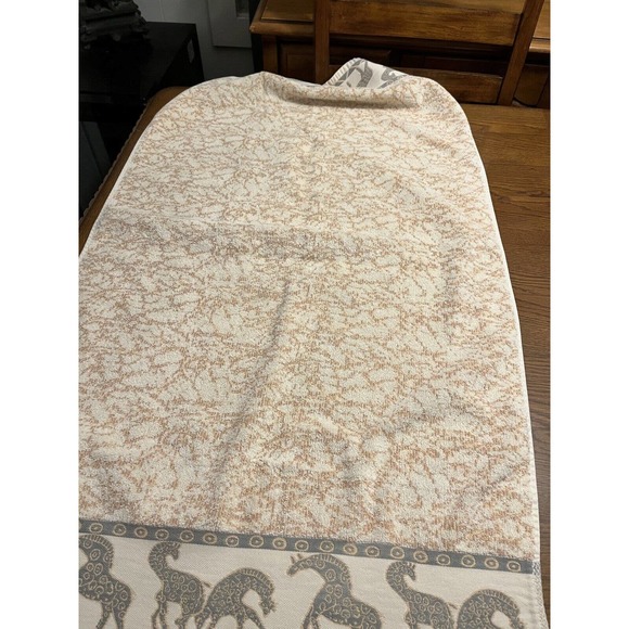 Vintage Creative Bath Tribal Giraffe Design Bath Towel Embroidered EUC - Picture 13 of 16